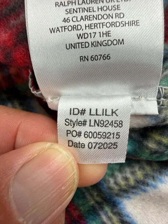 NWT Lauren Ralph Lauren Long Sleeve Notch Collar Long Pant Pajama Set Size Small - Picture 9 of 16